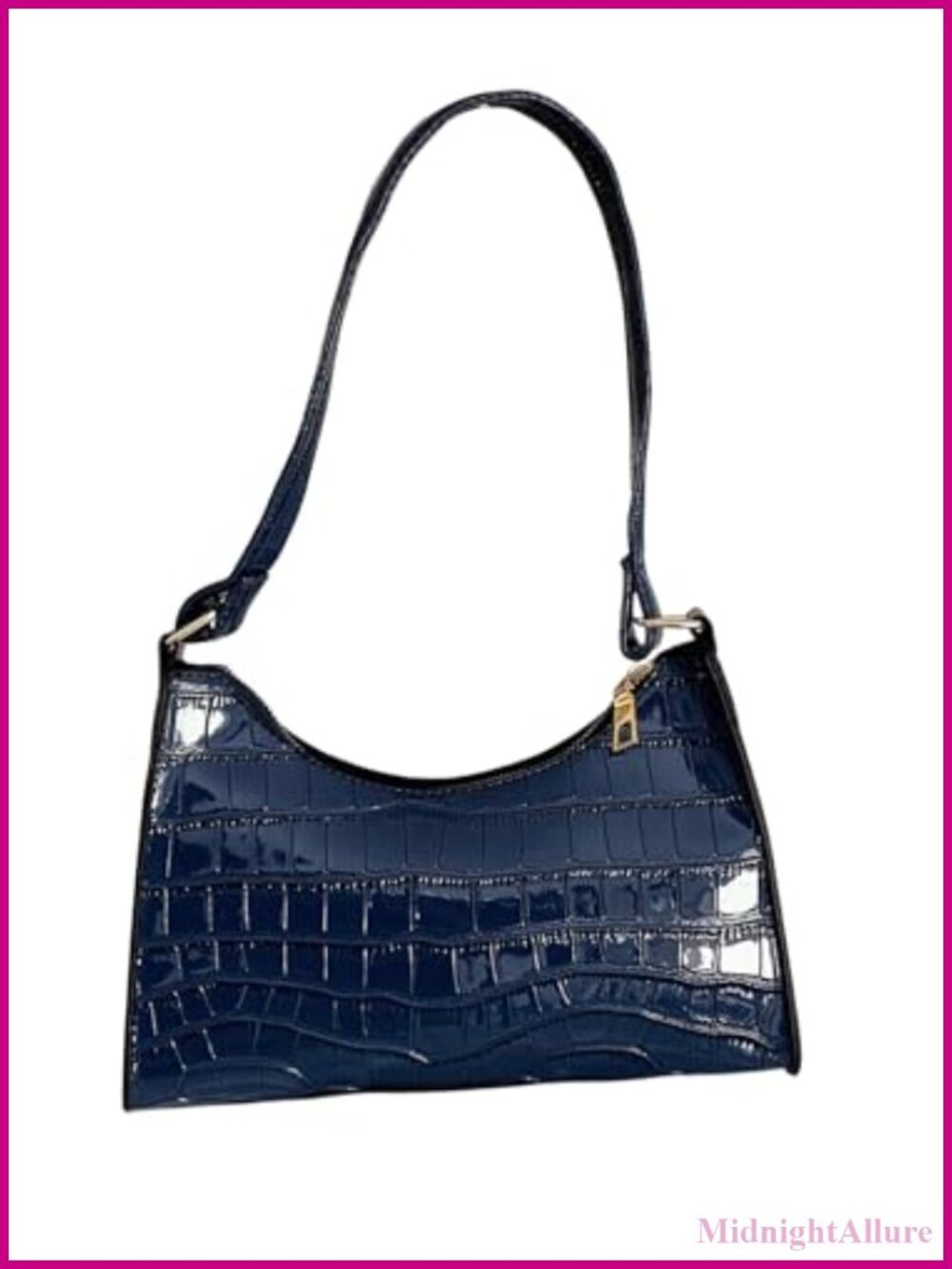 Embossed Shoulder Handbag Top Handle Underarm Bag